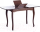 Миниатюра изображения товара Обеденный стол Tetchair Caterina Provence 100+30x70x75 (бук/Cappuchino)