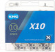 Миниатюра изображения товара Цепь для велосипеда KMC X10 1/2"X11/128"X116L