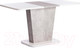 Миниатюра изображения товара Обеденный стол Tetchair Gent 110-145x686x75.5 (белый/бетон)