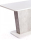 Миниатюра изображения товара Обеденный стол Tetchair Gent 110-145x686x75.5 (белый/бетон)