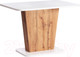 Миниатюра изображения товара Обеденный стол Tetchair Gent 110-145x686x75.5 (дуб вотан/белый)