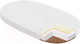Миниатюра изображения товара Матрас в кроватку INDIGO Lux Life Aloe 12x75x125 (овал, стеганный трикотаж)