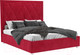 Миниатюра изображения товара Полуторная кровать Mebel-Ars Треви 140 (кордрой красный)