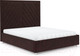 Миниатюра изображения товара Двуспальная кровать Mebel-Ars Мишель 160 (велюр шоколад HB-178 16)