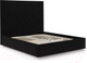 Миниатюра изображения товара Двуспальная кровать Mebel-Ars Мишель 160 (велюр черный НВ-178 17)