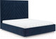 Миниатюра изображения товара Двуспальная кровать Mebel-Ars Мишель 160 (темно-синий/Luna 034)