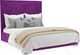 Миниатюра изображения товара Двуспальная кровать Mebel-Ars Мишель 160 (фиолетовый)
