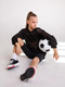 Миниатюра изображения товара Джемпер детский Amarobaby Knit Trend / AB-OD21-KNITT2602/09-140 (черный, р.140)