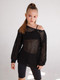 Миниатюра изображения товара Джемпер детский Amarobaby Knit Trend / AB-OD21-KNITT2602/09-140 (черный, р.140)