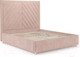 Миниатюра изображения товара Двуспальная кровать Mebel-Ars Мишель 160 (кордрой бежевый)