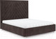 Миниатюра изображения товара Полуторная кровать Mebel-Ars Мишель 140 (кордрой коричневый)