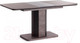 Миниатюра изображения товара Обеденный стол Tetchair Skat 120-160x80x75 (оникс/графит)