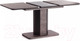 Миниатюра изображения товара Обеденный стол Tetchair Skat 120-160x80x75 (оникс/графит)