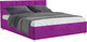 Миниатюра изображения товара Полуторная кровать Mebel-Ars Нью-Йорк 140 (фиолетовый)