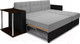 Миниатюра изображения товара Диван угловой Mebel-Ars Атланта (рогожка серый)