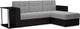 Миниатюра изображения товара Диван угловой Mebel-Ars Атланта (рогожка серый)
