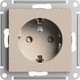 Миниатюра изображения товара Розетка Systeme (Schneider) Electric AtlasDesign ATN001245 (песочный)