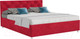 Миниатюра изображения товара Полуторная кровать Mebel-Ars Классик 140 (кордрой красный)