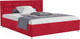 Миниатюра изображения товара Двуспальная кровать Mebel-Ars Версаль 160 (кордрой красный)