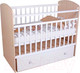 Миниатюра изображения товара Детская кроватка Фея 750 / 0002551.161 (дуб пастельный/белый)