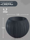 Миниатюра изображения товара Кашпо La Decoro Сфера КШ-9524 (антрацит)