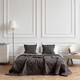 Миниатюра изображения товара Набор текстиля для спальни Pasionaria Лаура 230x250 с наволочками (мокрый асфальт)