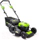 Миниатюра изображения товара Газонокосилка аккумуляторная Greenworks GD40LM46SP 40V 46см / 2506807UG (с АКБ 5Ач и ЗУ)