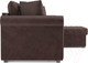 Миниатюра изображения товара Диван угловой Mebel-Ars Берлин (велюр молочный шоколад НВ-178 13)