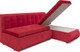 Миниатюра изображения товара Диван угловой Mebel-Ars Кормак (кордрой красный)