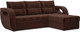 Миниатюра изображения товара Диван угловой Mebel-Ars Мартин (кордрой коричневый)