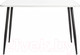 Миниатюра изображения товара Обеденный стол Tetchair Pluto (белый/черный)