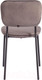 Миниатюра изображения товара Стул Tetchair Carol металл/вельвет (светло-серый HLR24/черный)