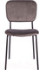 Миниатюра изображения товара Стул Tetchair Carol металл/вельвет (светло-серый HLR24/черный)