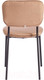 Миниатюра изображения товара Стул Tetchair Carol металл/вельвет (коричневый HLR11/черный)