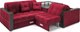 Миниатюра изображения товара Диван угловой Mebel-Ars Прага (бархат красный Star Velvet 3 Dark Red)