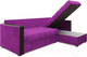 Миниатюра изображения товара Диван угловой Mebel-Ars Техас (фиолетовый)