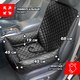 Миниатюра изображения товара Автокресло для собак ElCrucce 45x45x60 (экокожа, черный/белая строчка)