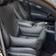 Миниатюра изображения товара Автокресло для собак ElCrucce 45x45x60 (экокожа, черный/белая строчка)