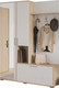 Миниатюра изображения товара Секция в прихожую Mebel-Ars Саша (дуб сонома/белый)