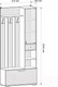 Миниатюра изображения товара Секция в прихожую Mebel-Ars Ника (белый)