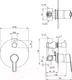 Миниатюра изображения товара Смеситель Deante Arnika Titanium BQA D44P