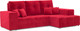 Миниатюра изображения товара Диван угловой Mebel-Ars Монреаль правый (кордрой красный)