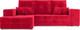 Миниатюра изображения товара Диван угловой Mebel-Ars Монреаль левый (кордрой красный)
