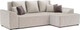 Миниатюра изображения товара Диван угловой Mebel-Ars Каскад правый (бархат бежевый Star Velvet 6 Beige)
