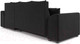 Миниатюра изображения товара Диван угловой Mebel-Ars Каскад правый (велюр черный НВ-178 17)