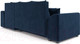 Миниатюра изображения товара Диван угловой Mebel-Ars Каскад правый (темно-синий/Luna 034)