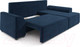 Миниатюра изображения товара Диван угловой Mebel-Ars Каскад правый (темно-синий/Luna 034)
