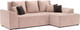 Миниатюра изображения товара Диван угловой Mebel-Ars Каскад правый (кордрой бежевый)