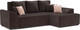 Миниатюра изображения товара Диван угловой Mebel-Ars Каскад правый (кордрой коричневый)