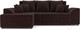 Миниатюра изображения товара Диван угловой Mebel-Ars Каскад левый (велюр шоколад HB-178 16)
